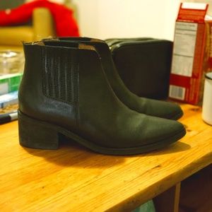 Madewell Leather Booties, Size 8